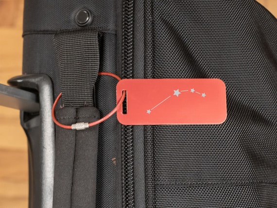 Zodiac Constellation Luggage Tag – Celestial Travel Accessory
