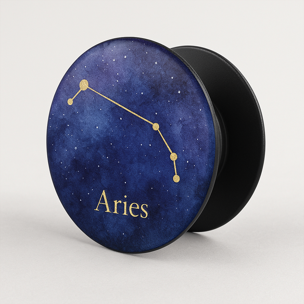 Zodiac Constellation Phone Pop – Galaxy Grip Holder